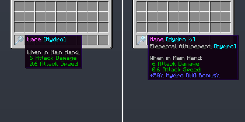 Tooltip comparison